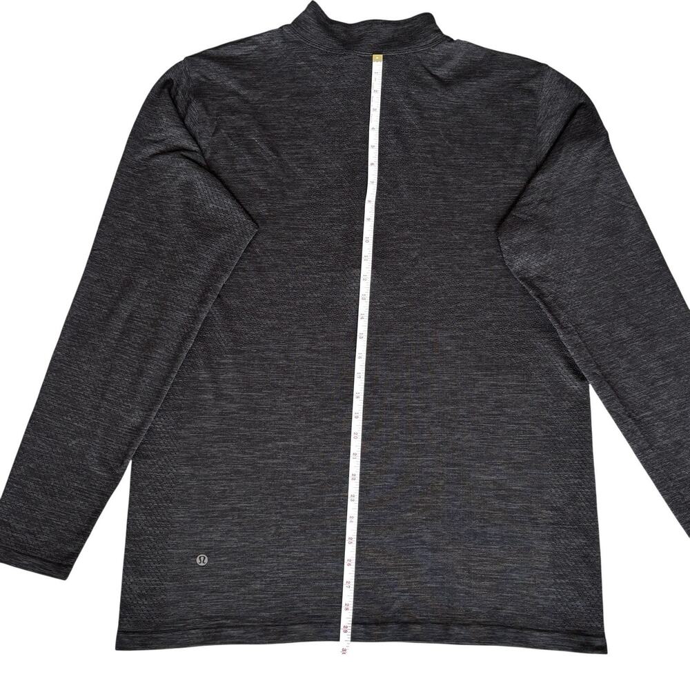 Lululemon Shirt Sz XL 1/2 Zip Charcoal Performance Long Sleeve Pullover. Co Logo - Picture 14 of 14